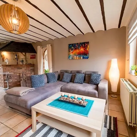 With Garden Terrace And Jacuzzi In Season In Holiday home Vielsalm
